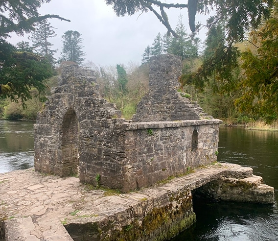 ruins in connemara