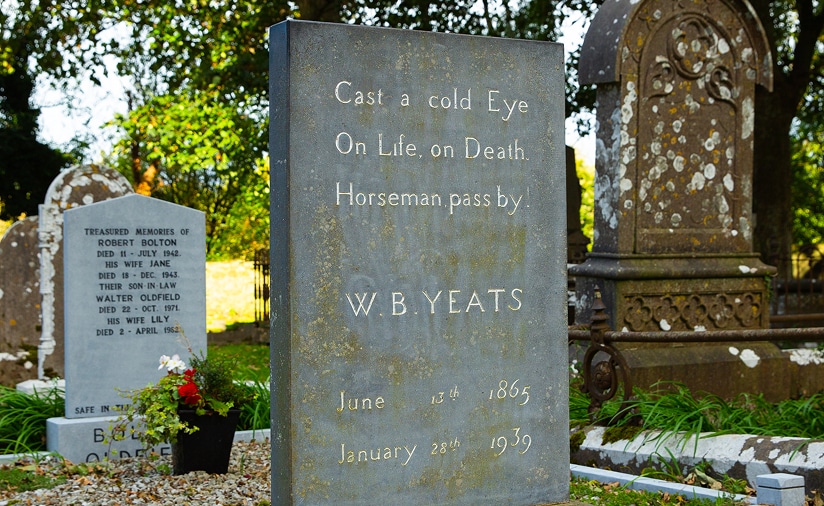 w b yeats grave