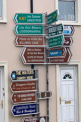 wild atlantic way signpost